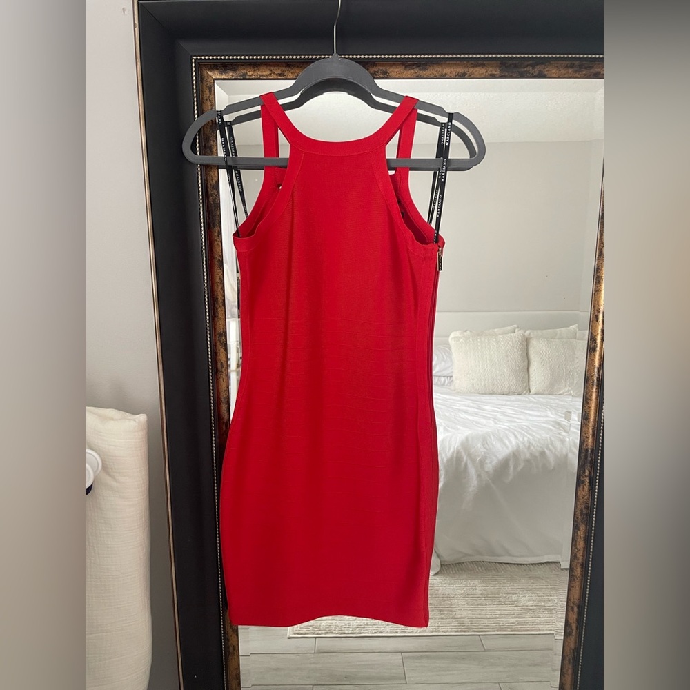 Marciano Vibrant Red Mini Dress - Picture 3 of 7
